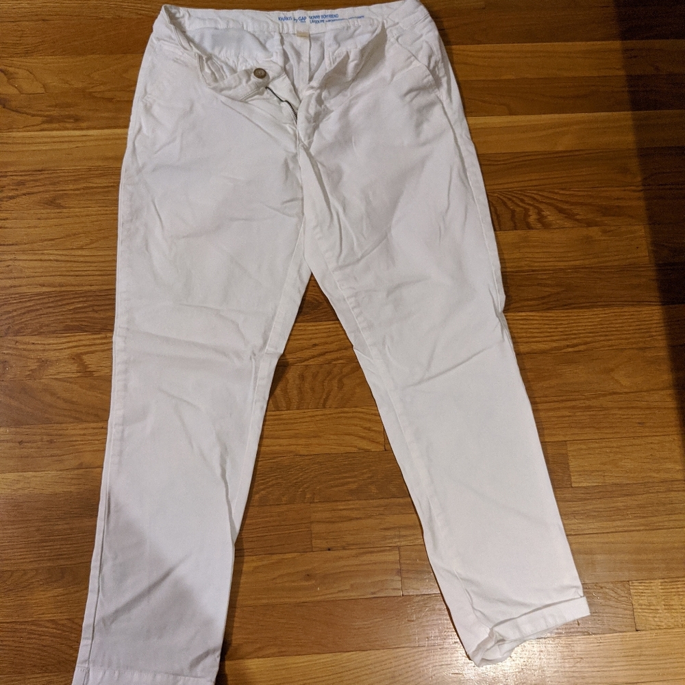 Skinny boyfriend khakis by gap 6 nwot